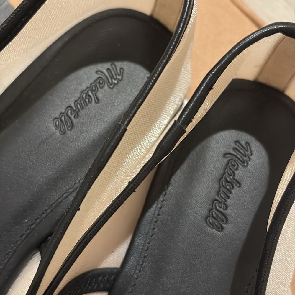 Madewell Greta Round Toe Ballet Flat in Mesh Ecru Multi - Picture 5 of 8